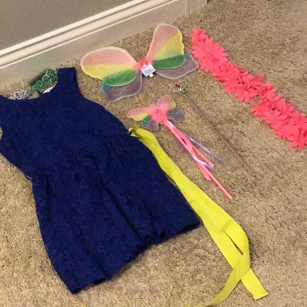 Girls fairy costume set